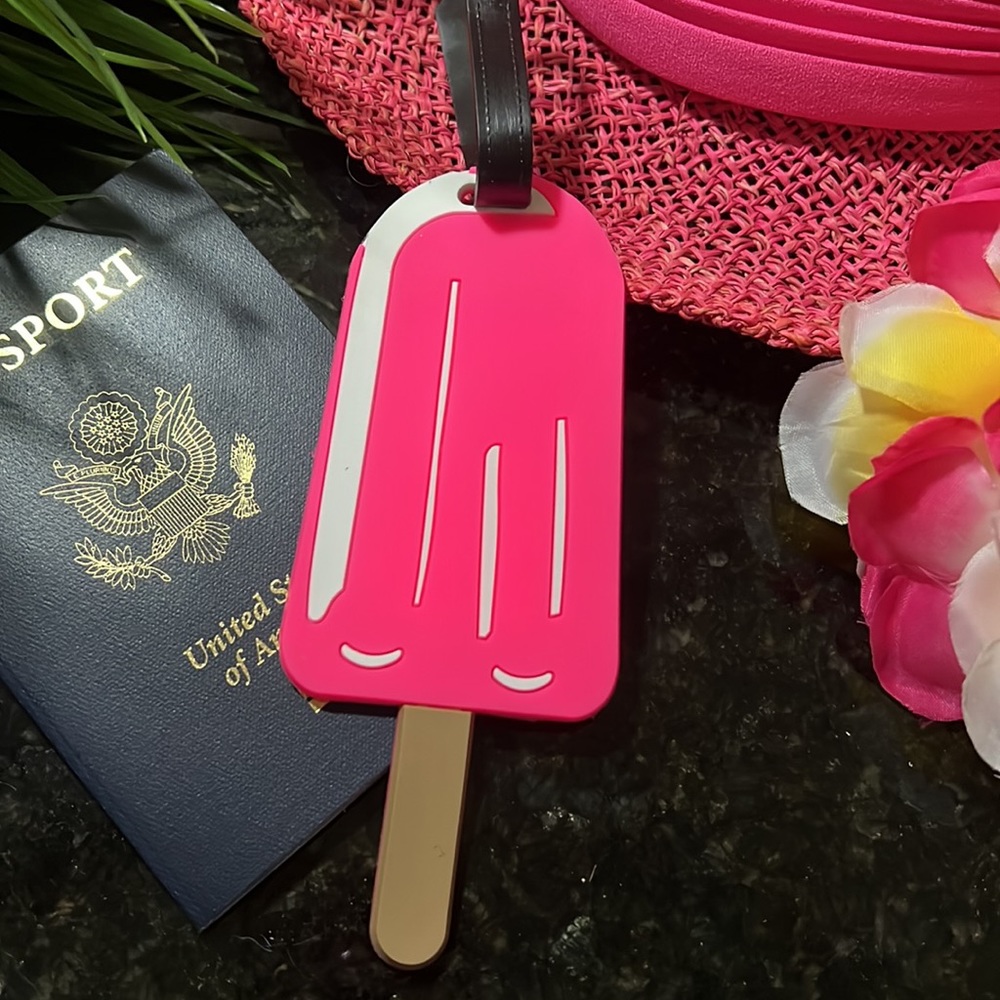 Popsicle luggage tag